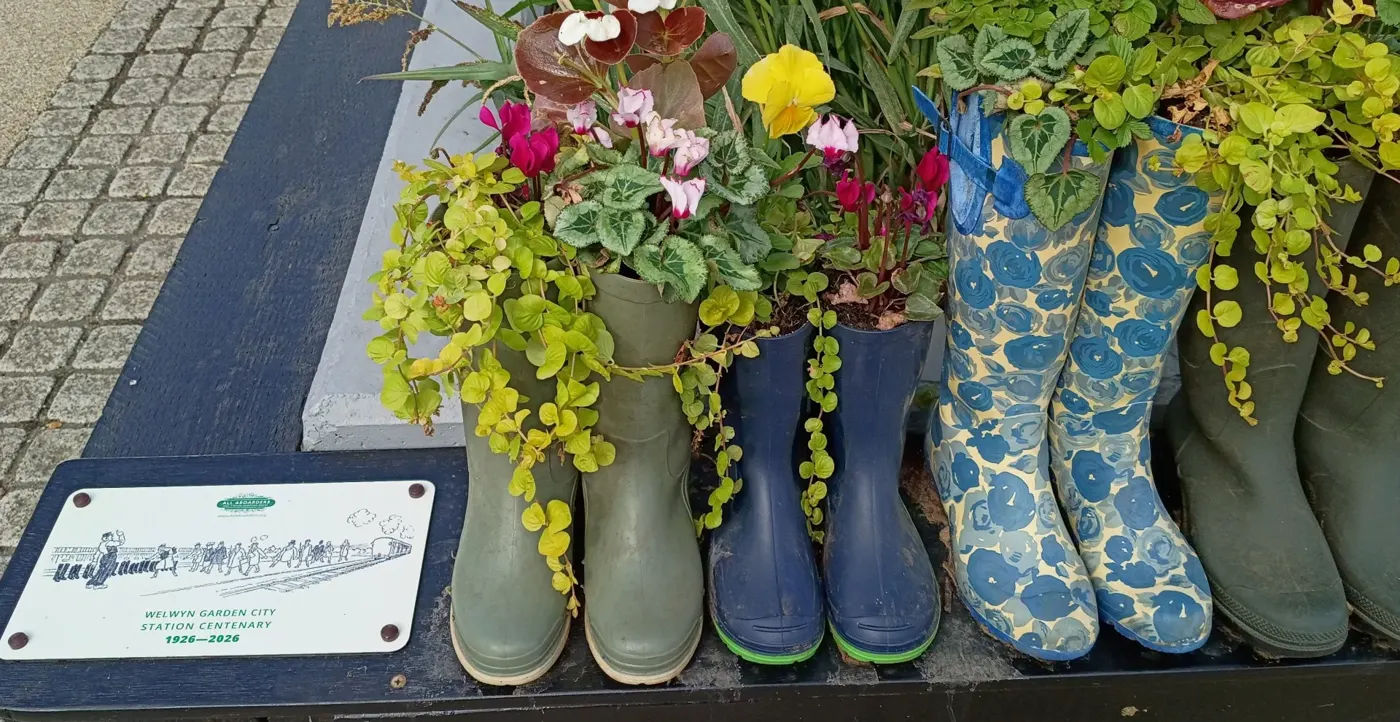 Welwyn Garden City Station Turns 100: Bronze Wellies Planned